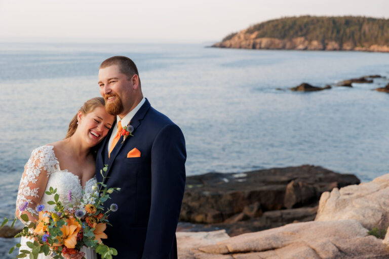 Acadia National Park Sunrise Wedding: Riley & Sara